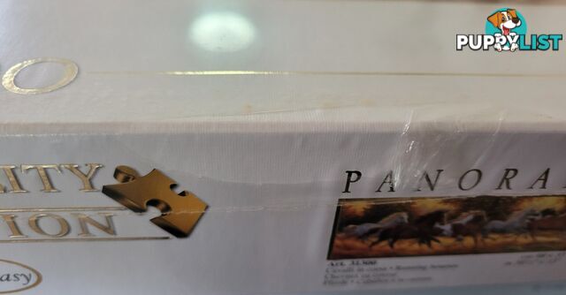 Clementoni Running Horses Panorama 1000 piece jigsaw – brand new
