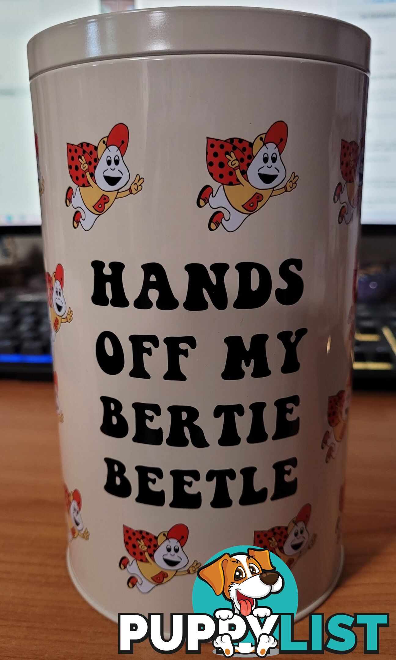 Bertie Beetle Tin - never used
