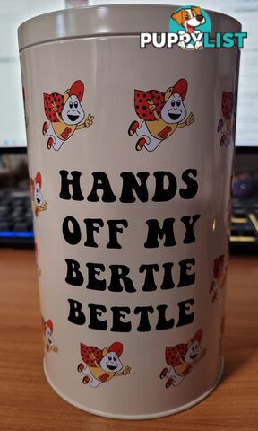 Bertie Beetle Tin - never used