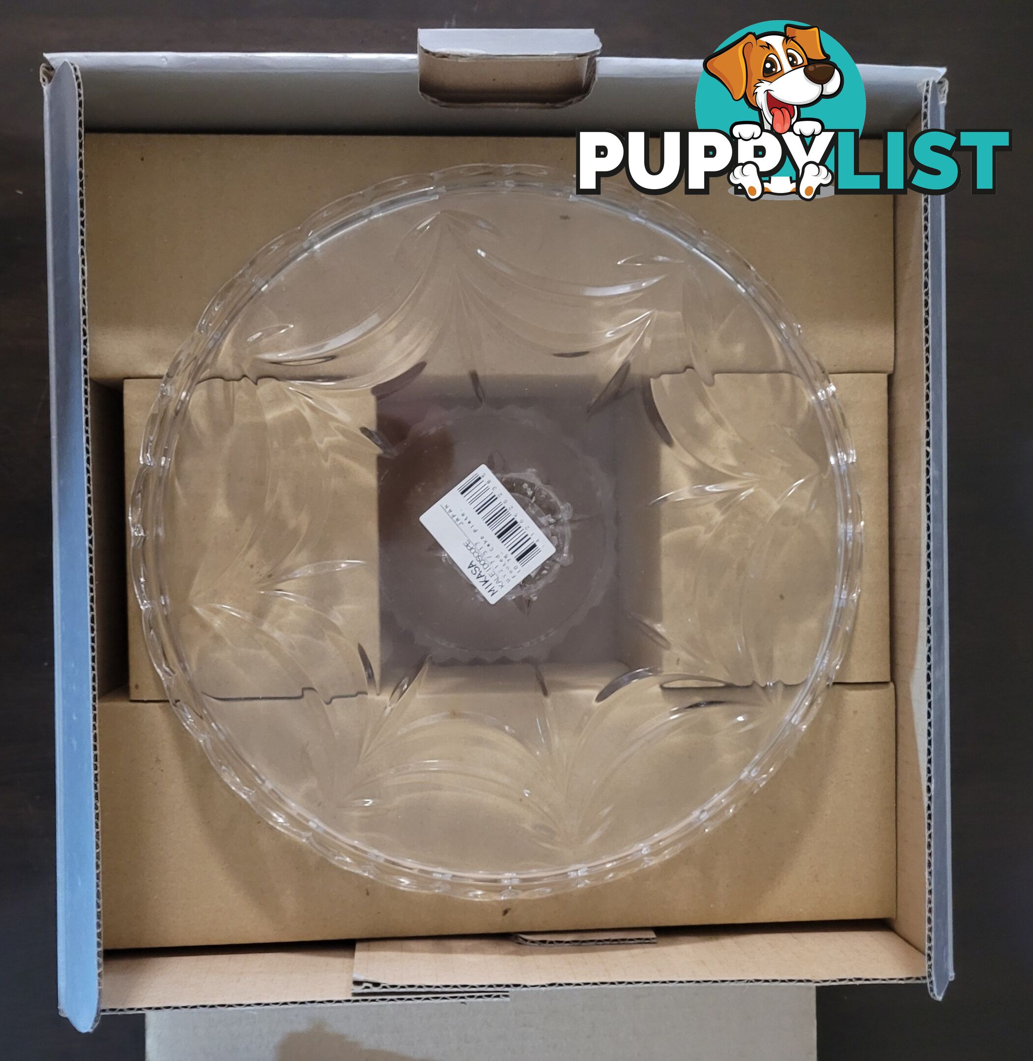 Mikasa Footed Cake Plate - brand new - great gift idea