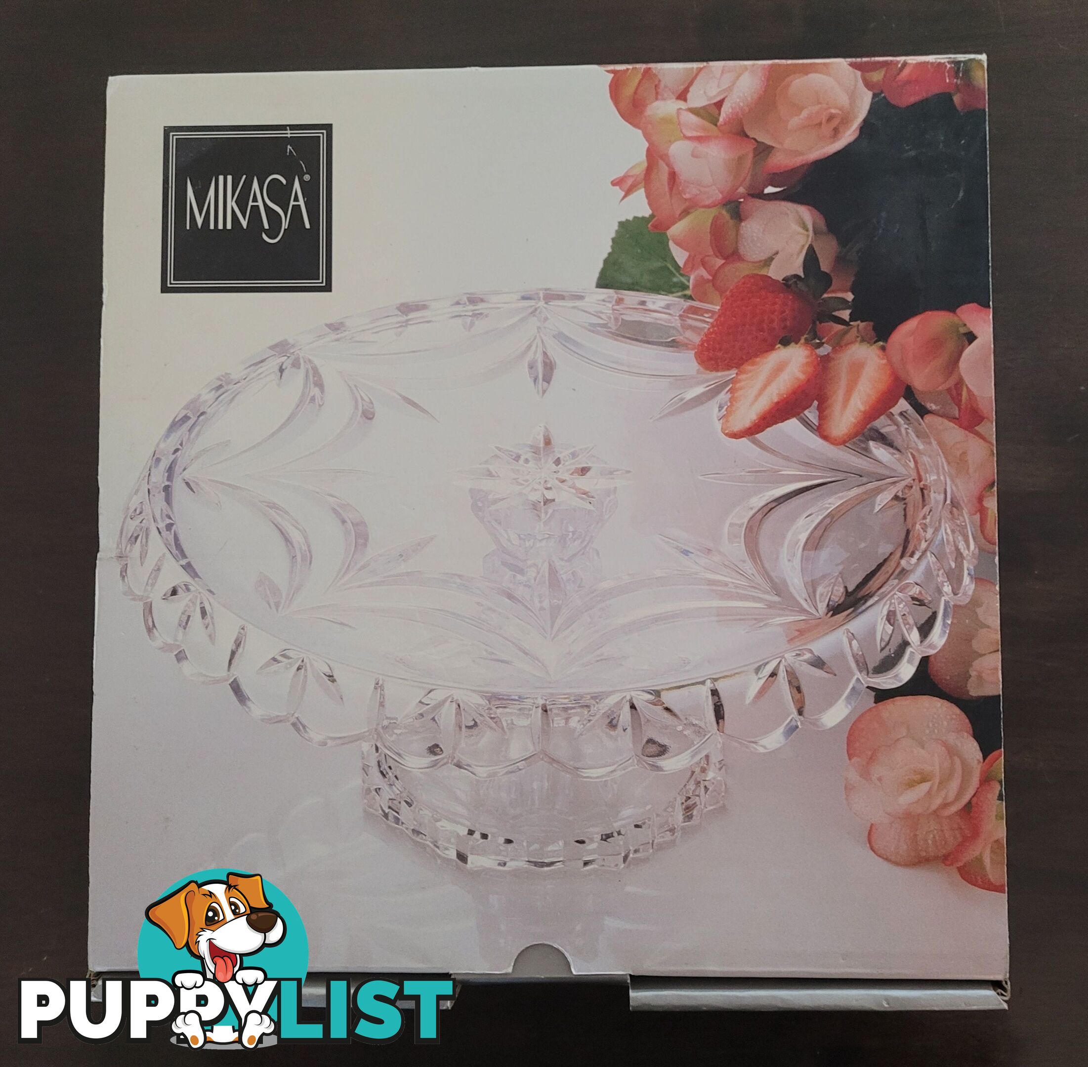 Mikasa Footed Cake Plate - brand new - great gift idea