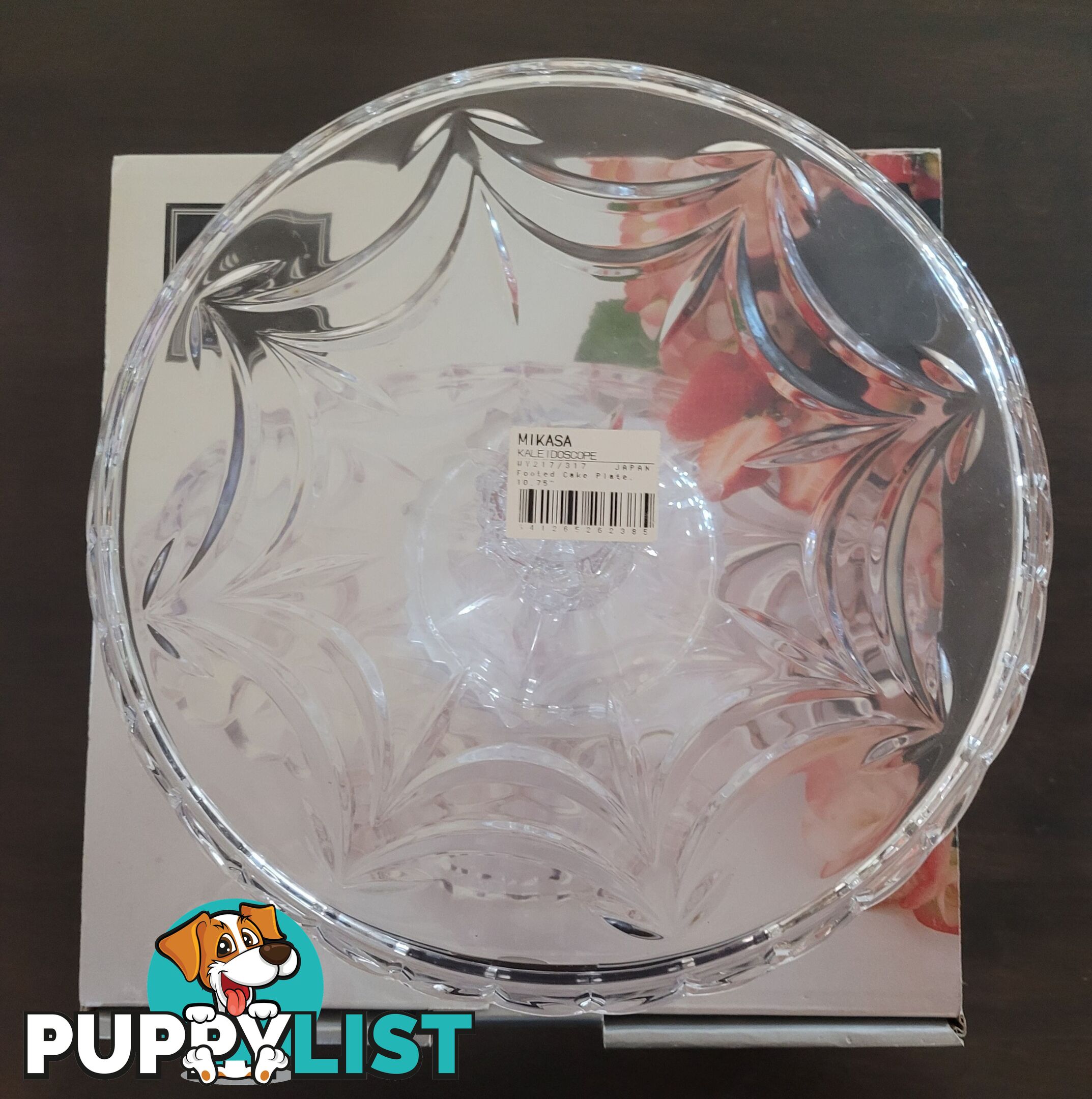 Mikasa Footed Cake Plate - brand new - great gift idea