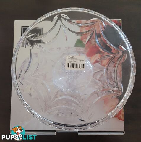 Mikasa Footed Cake Plate - brand new - great gift idea