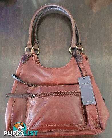 Colorado Leather Handbag - brand new - great gift idea