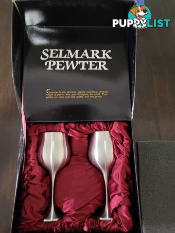 Pewter Goblets - never used - great gift idea