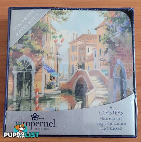 3 Sets of 6 Coasters - $5 each set or all 3 for $10
