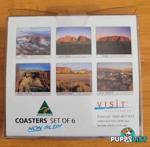 3 Sets of 6 Coasters - $5 each set or all 3 for $10