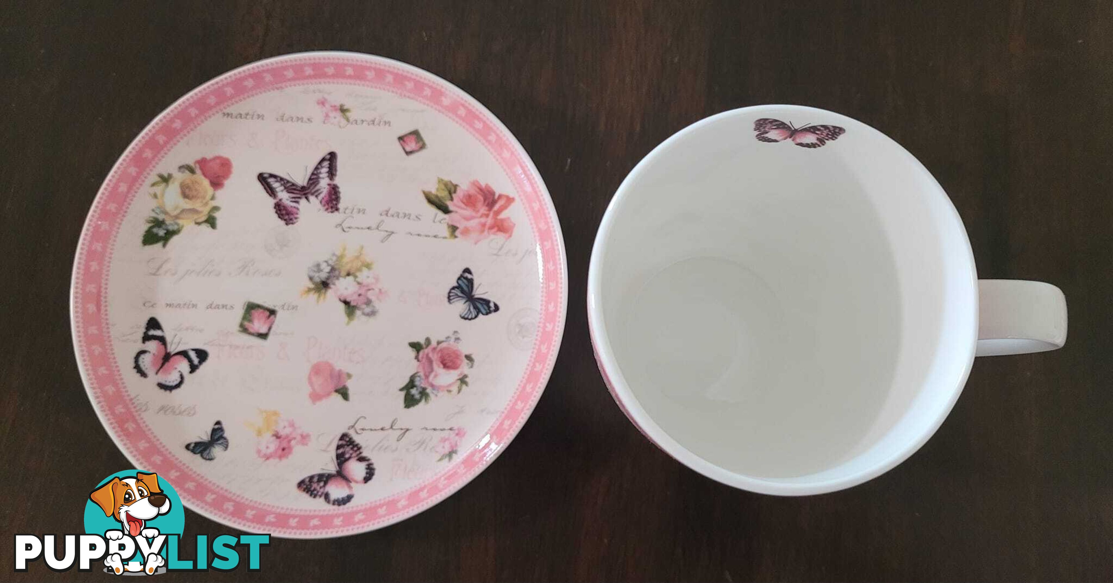 Ashdene mug and plate - brand new