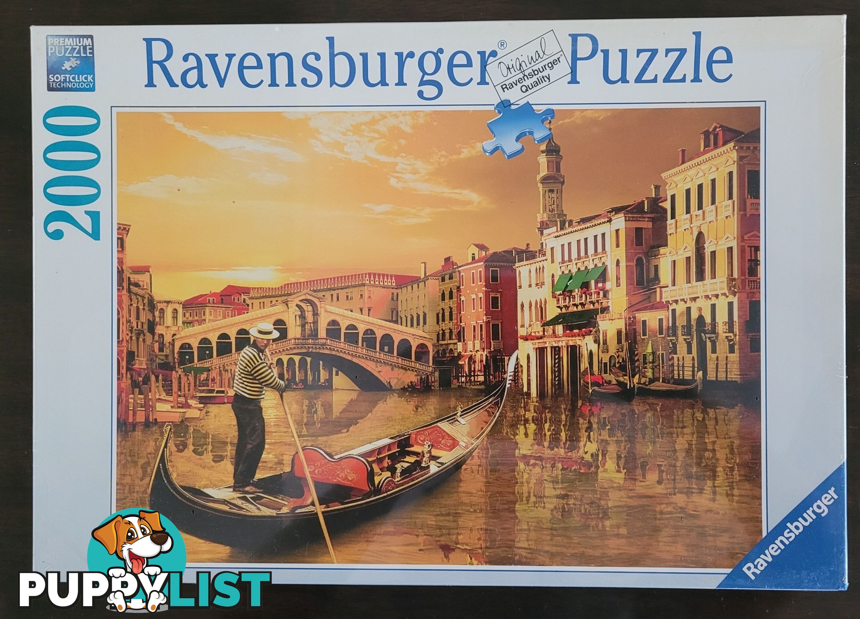 Ravensburger Gondolier In Venice 2000 piece jigsaw – brand new