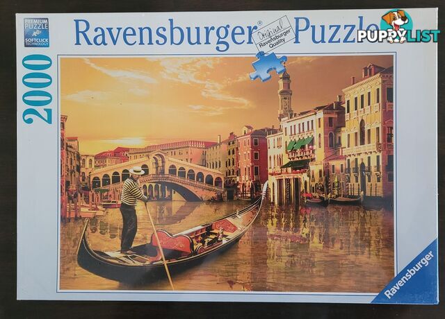 Ravensburger Gondolier In Venice 2000 piece jigsaw – brand new