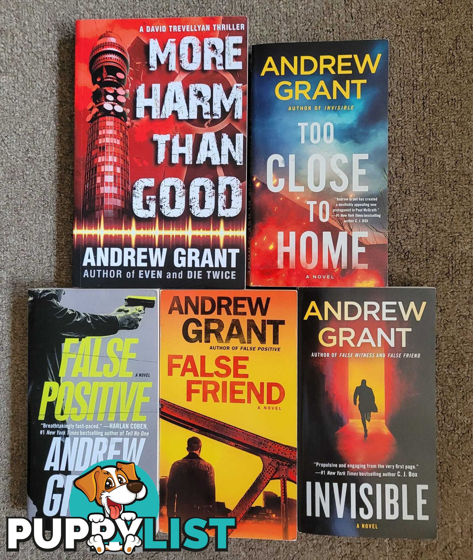 Andrew Grant Books - hard to find