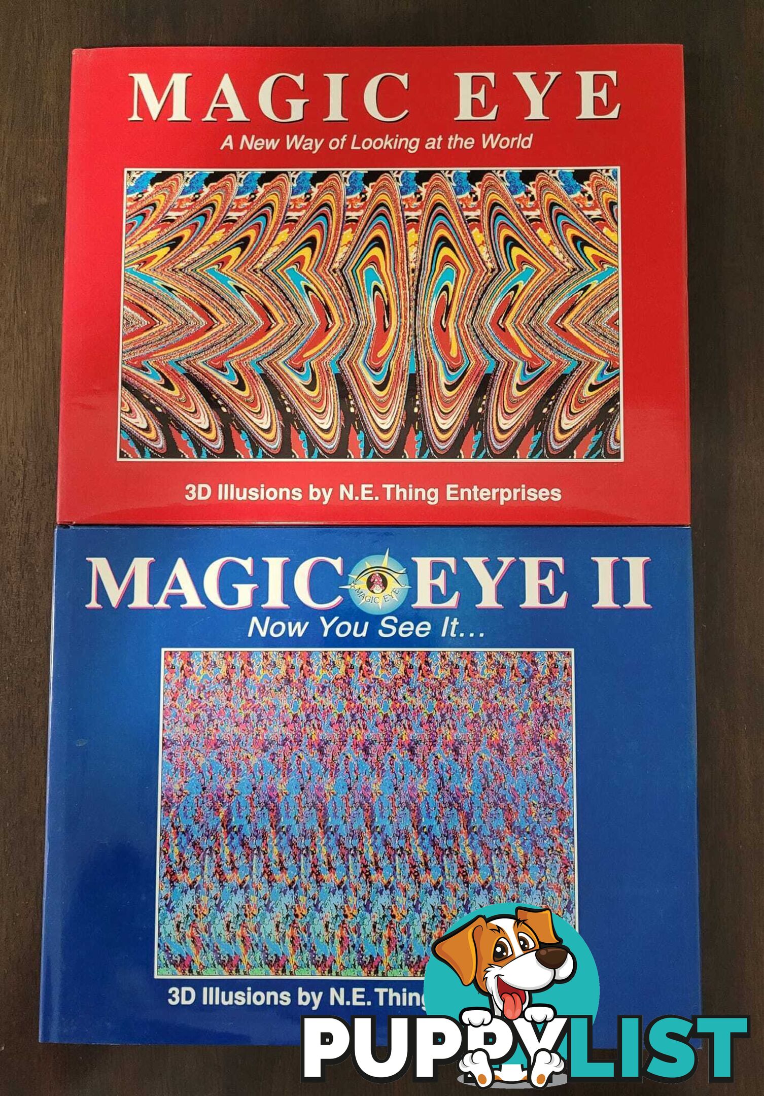 Magic Eye Books 1 and 2 - like new - great holiday fun