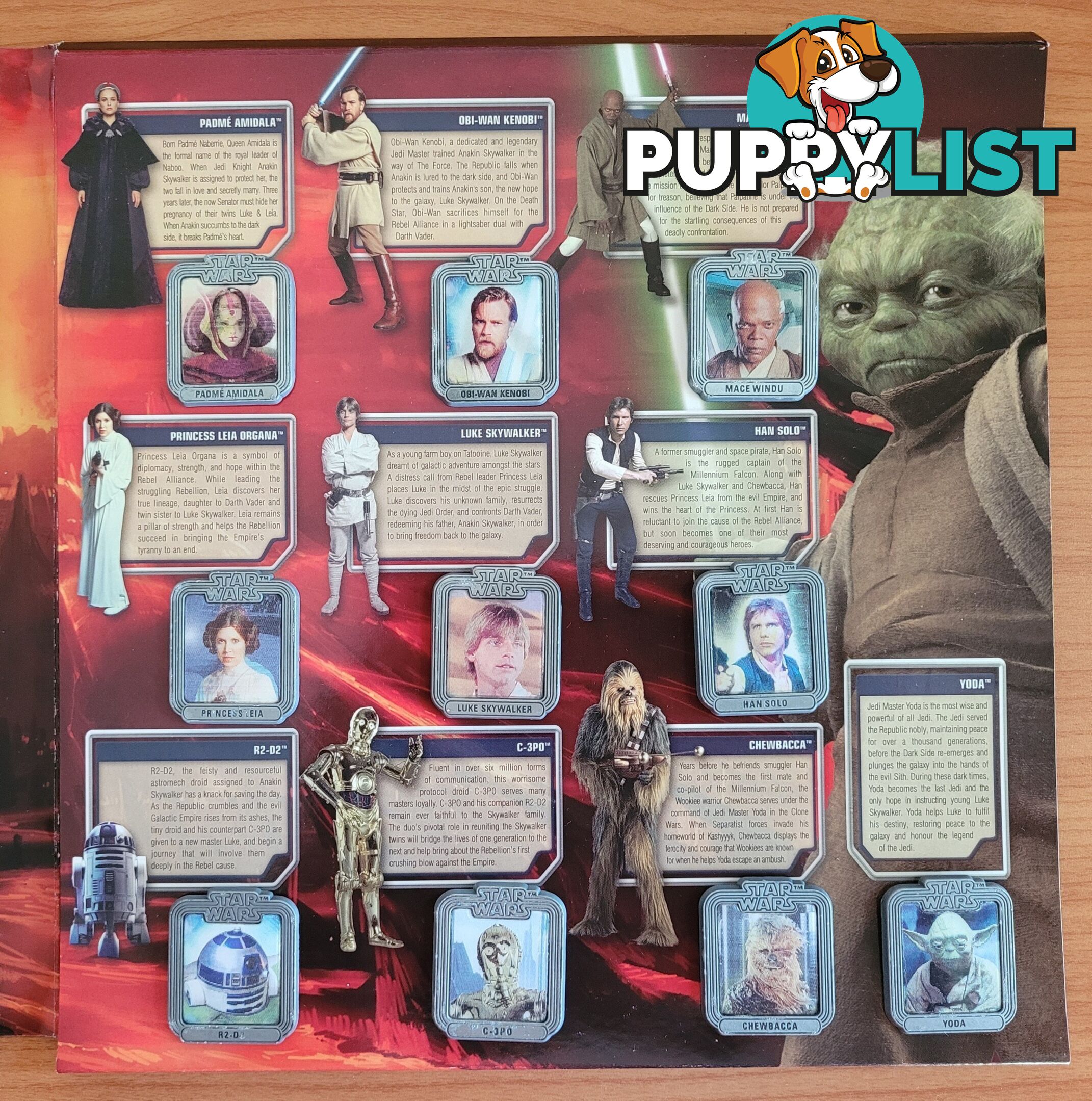 Star Wars Official 2005 Pin Collection - great gift idea
