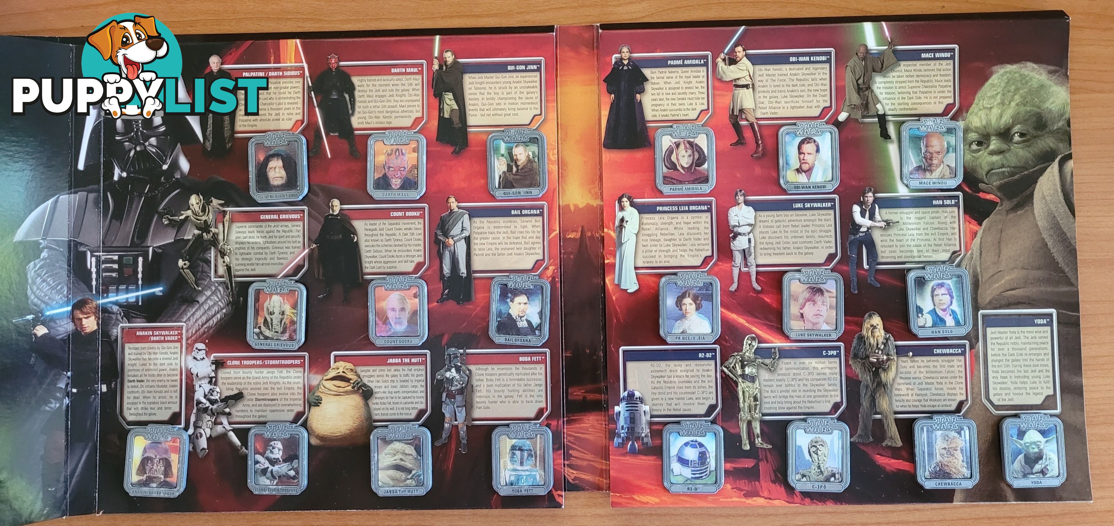 Star Wars Official 2005 Pin Collection - great gift idea