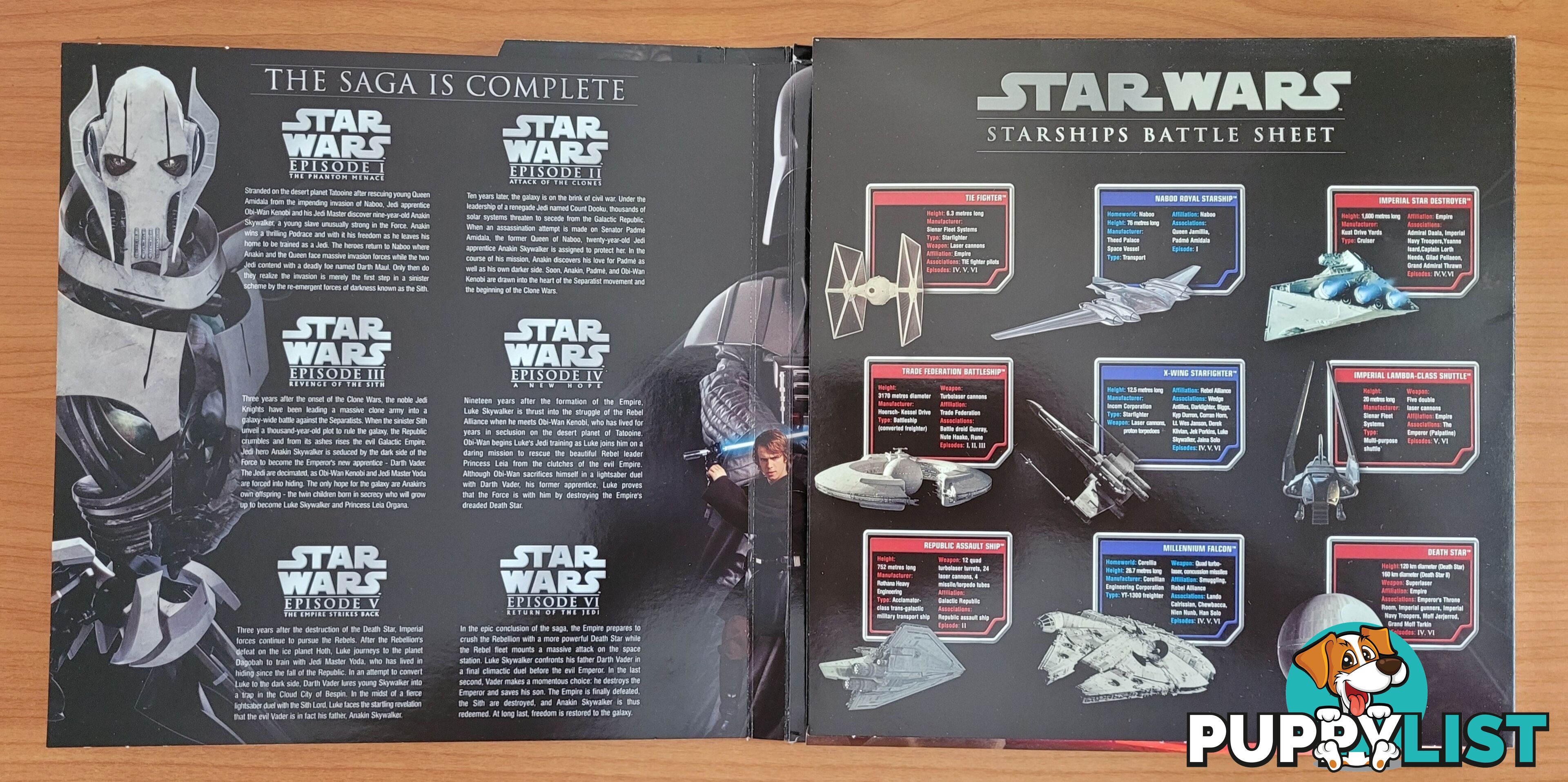 Star Wars Official 2005 Pin Collection - great gift idea