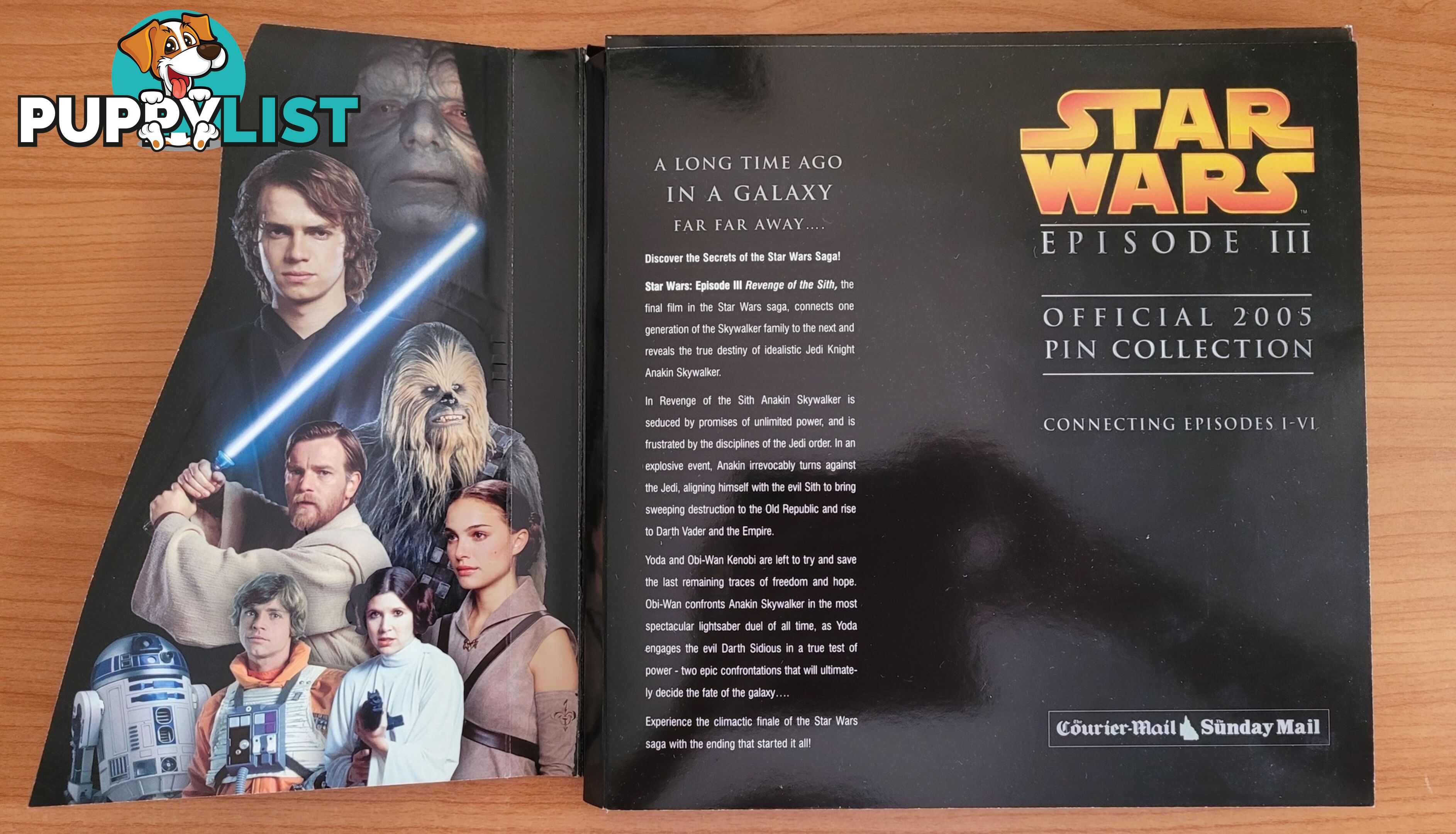 Star Wars Official 2005 Pin Collection - great gift idea