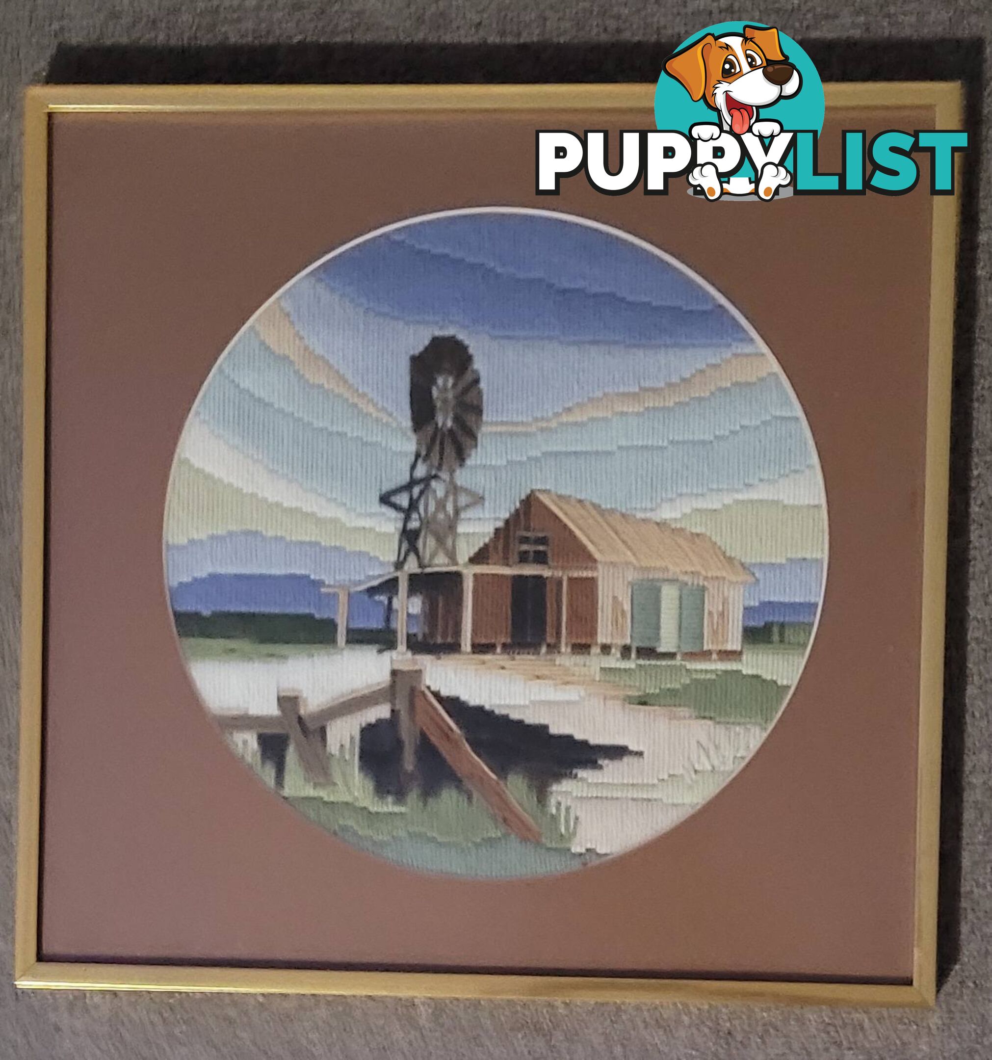 Framed Long Stitch Scenes - 38cm x 38cm