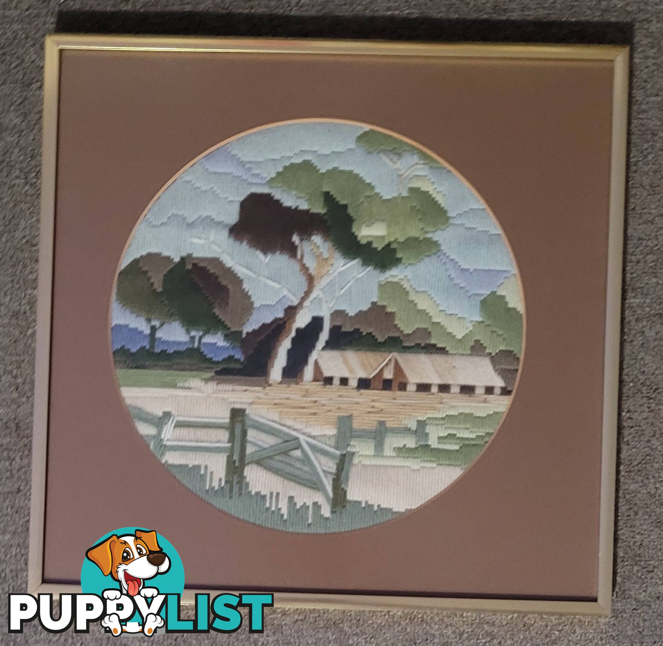 Framed Long Stitch Scenes - 38cm x 38cm