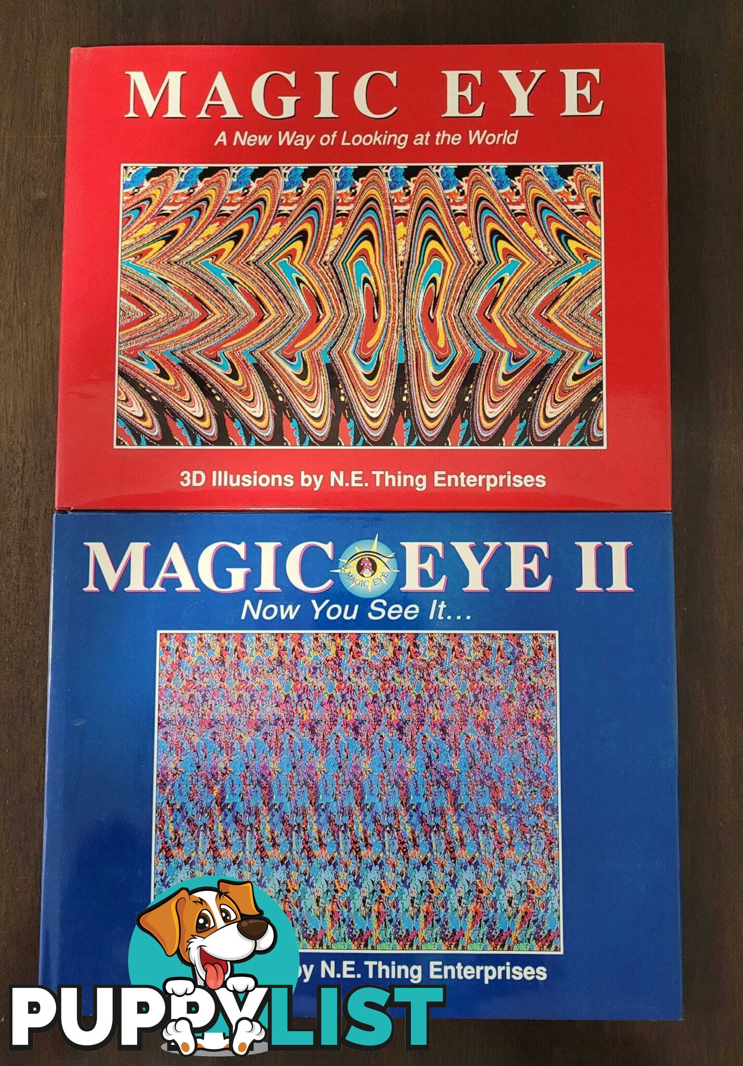 Magic Eye Books 1 and 2 - like new