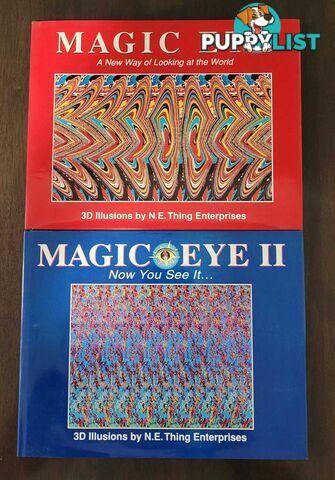 Magic Eye Books 1 and 2 - like new