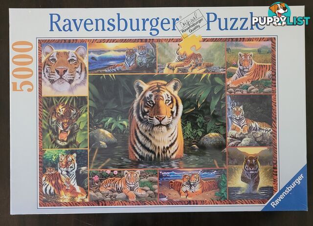 Ravensburger World of Tigers 5000 piece jigsaw – brand new