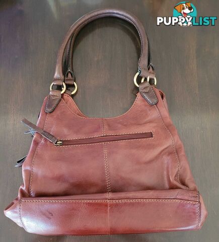 Colorado Tan Leather Handbag - brand new