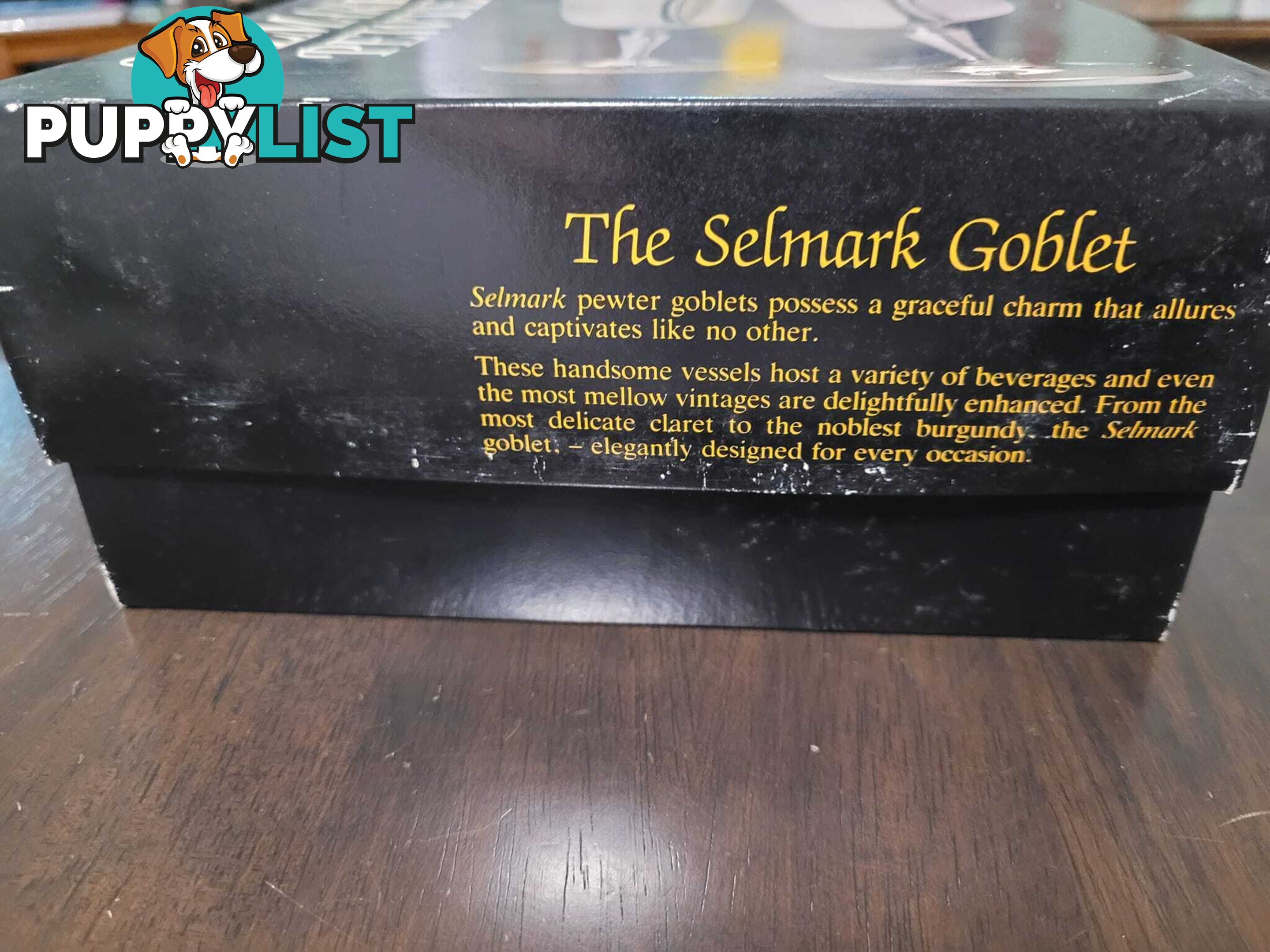 Selmark Pewter Goblets - never used