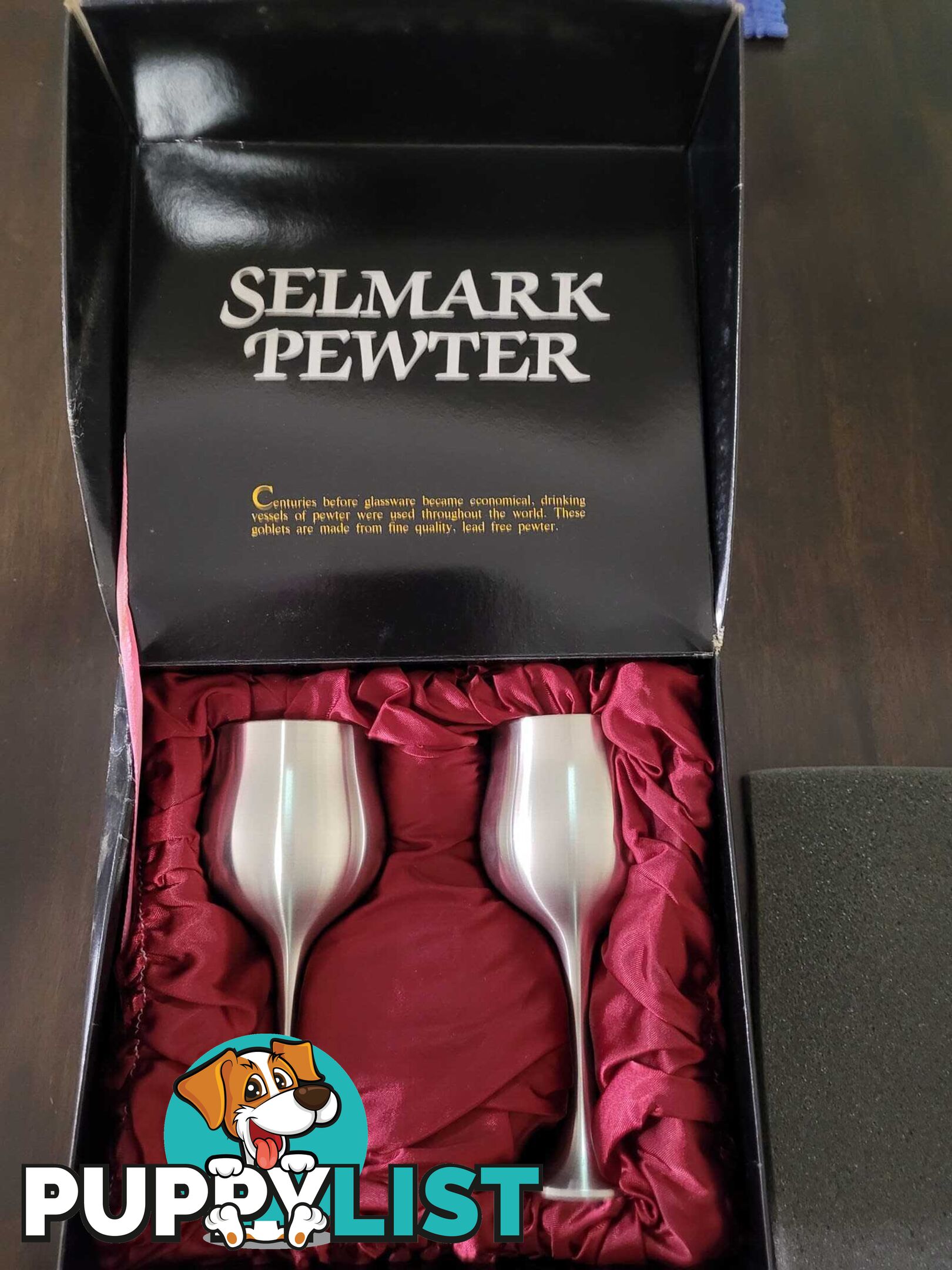 Selmark Pewter Goblets - never used