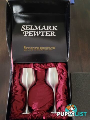 Selmark Pewter Goblets - never used