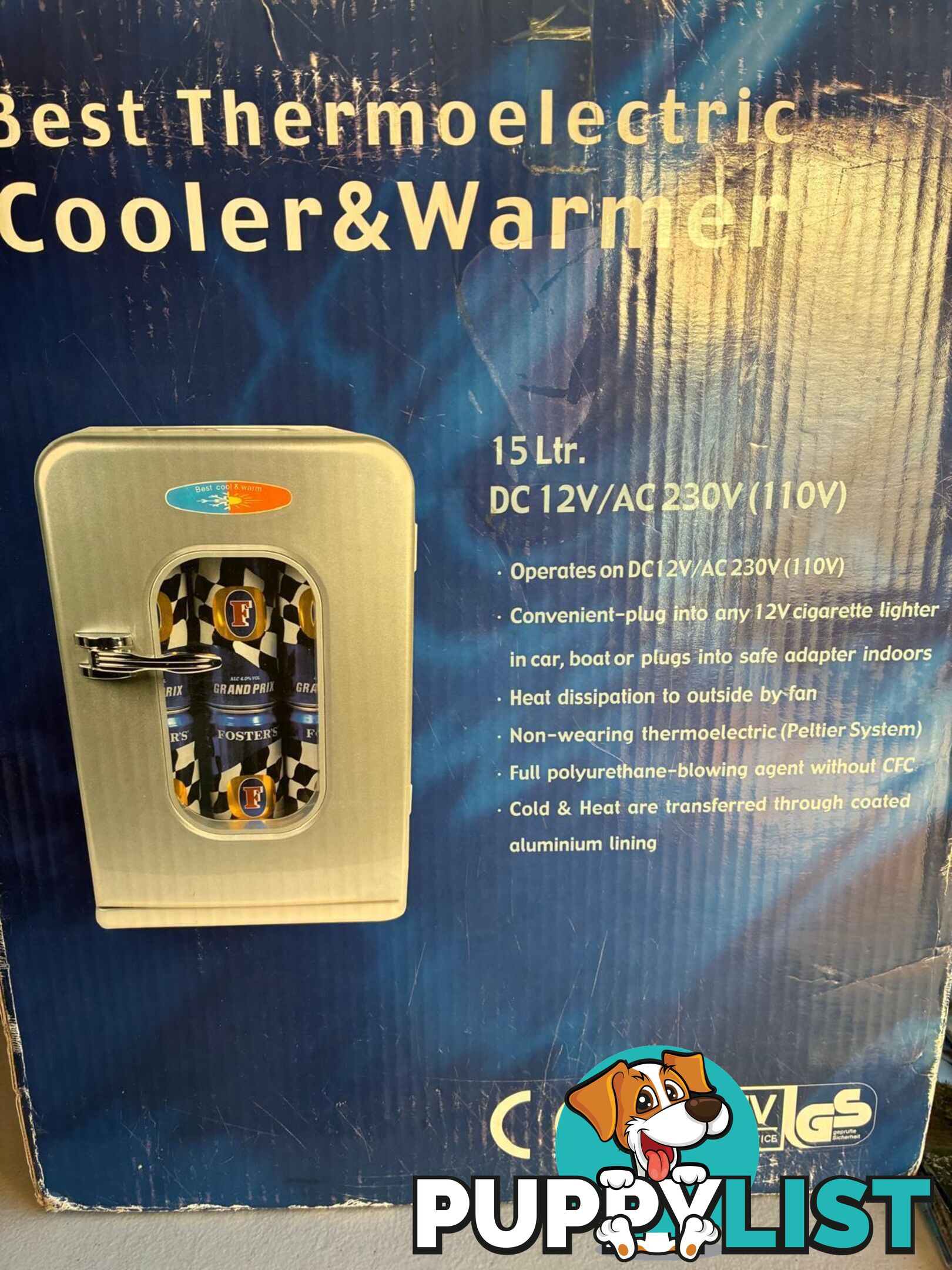 15L Thermoelectric Cooler & Warmer Mini Fridge