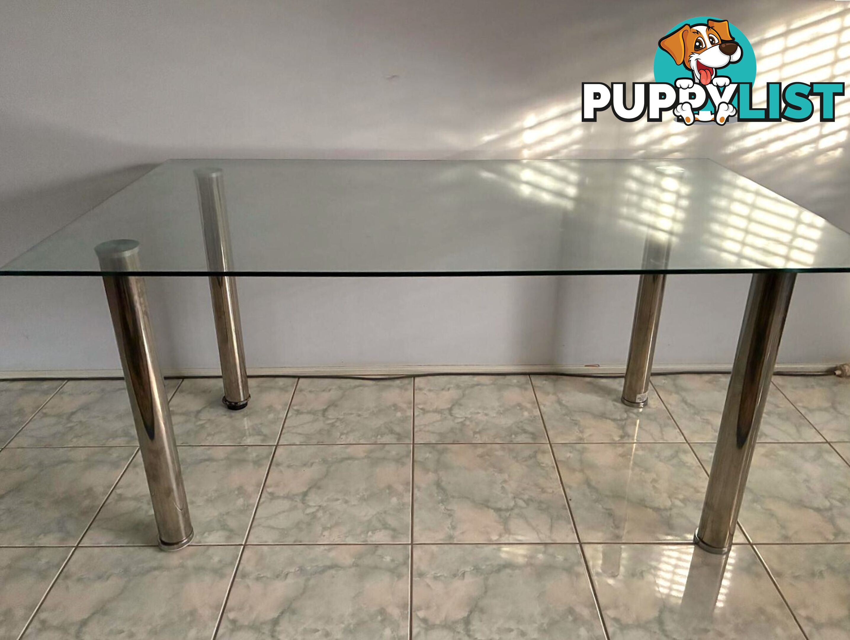 Modern Glass Dining Table – Sleek & Stylish Design