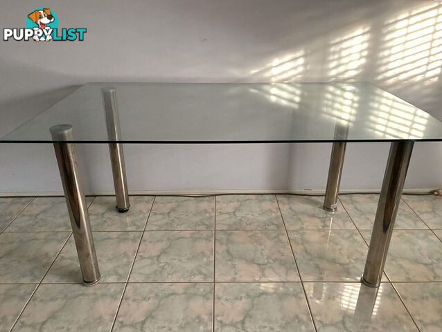 Modern Glass Dining Table – Sleek & Stylish Design