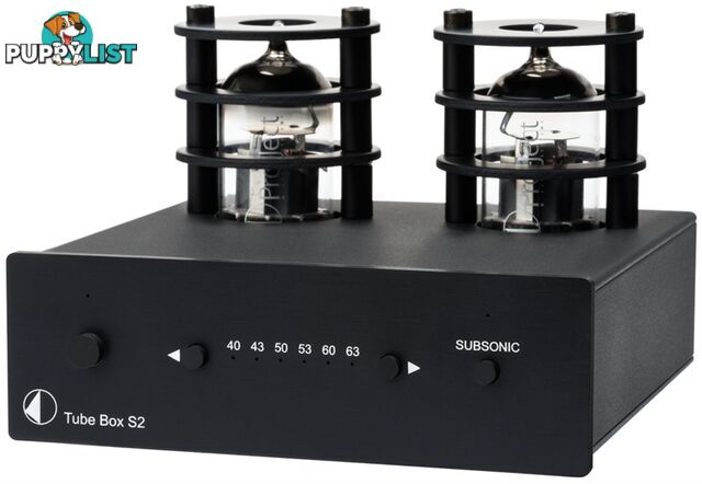 Pro-ject Tube Box S2 Phono Pre-amplifier Black