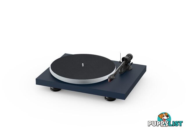 Pro-Ject Debut Carbon EVO Acryl Turntable (Satin Steel Blue) with Ortofon 2M Red Cartridge