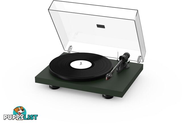 Pro-Ject Debut Carbon EVO Turntable (Satin Fir Green) with Ortofon 2M Red Cartridge