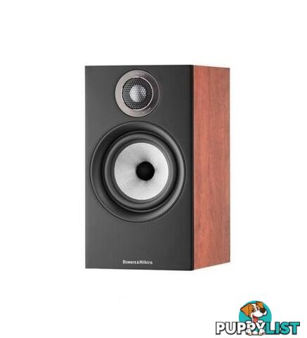 B&W 607 S2 Anniversary Edition Bookshelf Speaker - Red Cherry