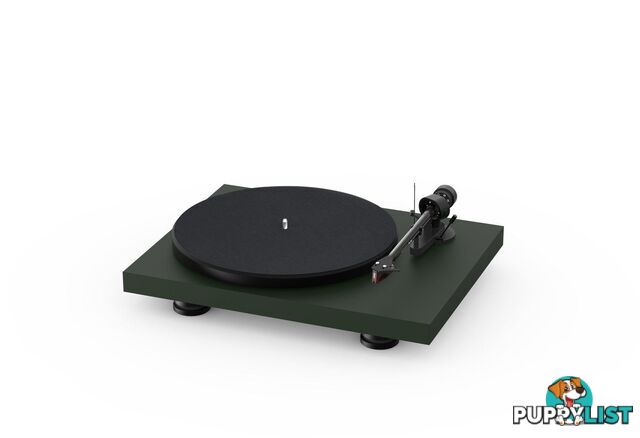 Pro-Ject Debut Carbon EVO Acryl Turntable (Satin Fir Green) with Ortofon 2M Red Cartridge