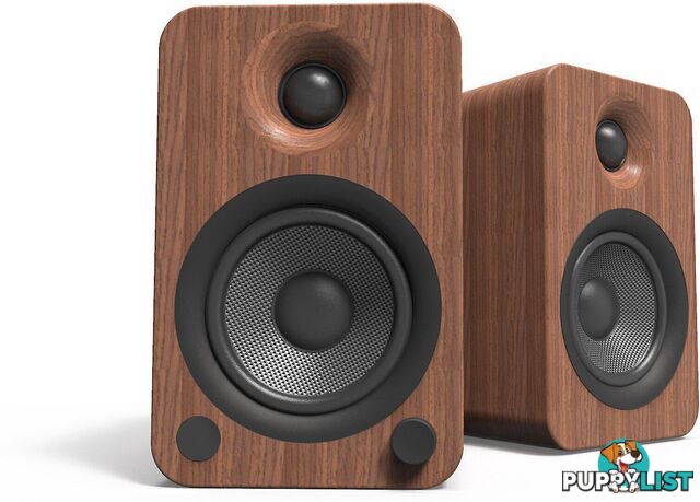 Kanto Audio YU4 Active Speakers - Walnut