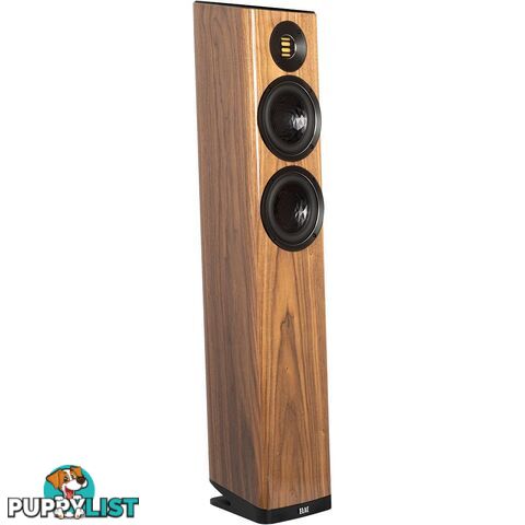 Elac Vela FS 407 Floorstanding Speakers - Walnut