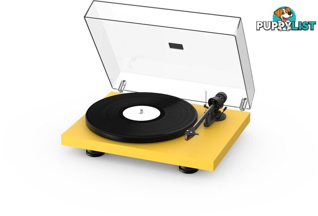 Pro-Ject Debut Carbon EVO Turntable (Satin Golden Yellow) with Ortofon 2M Red Cartridge