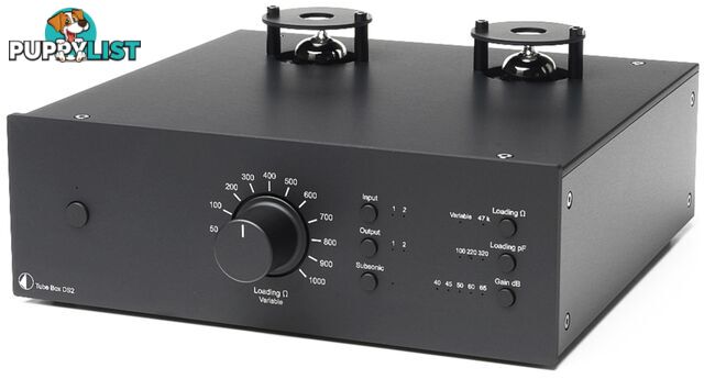 Project Tube Box DS2 Phono Preamplifier Black