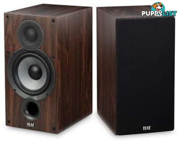 ELAC Debut 2.0 B5.2 Bookshelf Speakers - Walnut