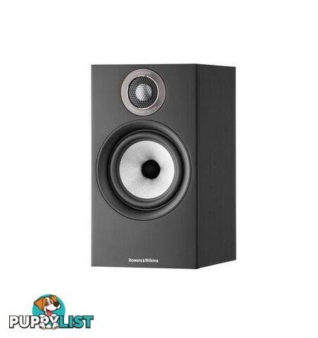 B&W 607 S2 Anniversary Edition Bookshelf Speaker - Matte Black