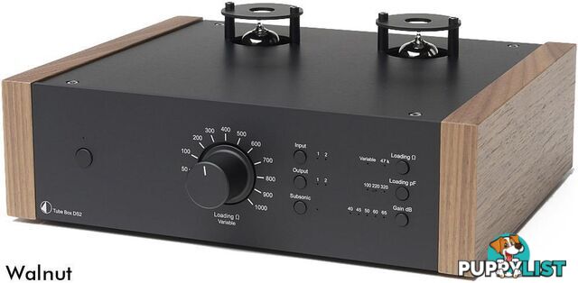 ProJect Tube Box DS2 Phono Preamplifier Black/Walnut