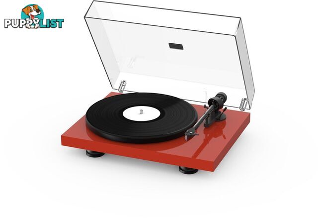 Pro-Ject Debut Carbon EVO Turntable (High Gloss Red) with Ortofon 2M Red Cartridge