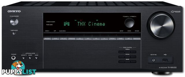 Onkyo - TX-NR6100 7.2-Channel THX Certified AV Receiver