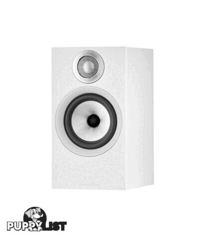 B&W 606 S2 Anniversary Edition Bookshelf Speaker - Matte White