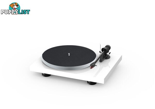 Pro-Ject Debut Carbon EVO Acryl Turntable (High Gloss White) with Ortofon 2M Red Cartridge