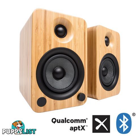 Kanto Audio YU4 Active Speakers - Bamboo