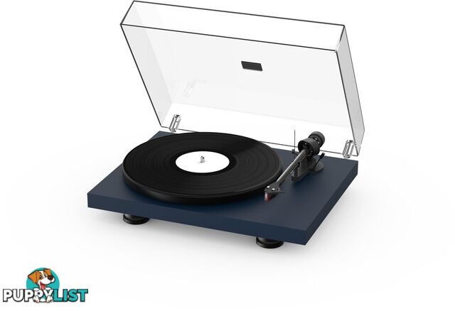 Pro-Ject Debut Carbon EVO Turntable (Satin Steel Blue) with Ortofon 2M Red Cartridge